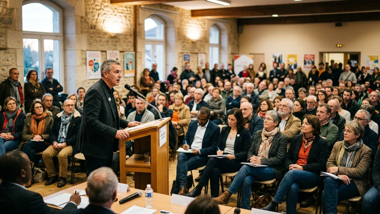 Membres adhérents réunis en assemblée générale délibérative à Vias